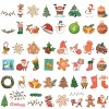 Wrapables Waterproof Vinyl Stickers for Water Bottles, Laptop, Phones, Skateboards, Decals for Teens, 100pcs, Merry Christmas - 3 of 4