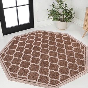 JONATHAN Y Trebol Moroccan Trellis Textured Weave Indoor/Outdoor Area Rug - 1 of 4