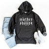 Simply Sage Market S.W.Smiley Mother Hood Distressed Hoodie - L - Charcoal - 2 of 4