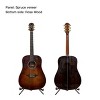 Best Beginner Acoustic Guitar for Adults Vintage 6-String Sunburst Guitar Colored Finish, Rosewood Fingerboard, Right-Handed-Cuddlewood - 2 of 4
