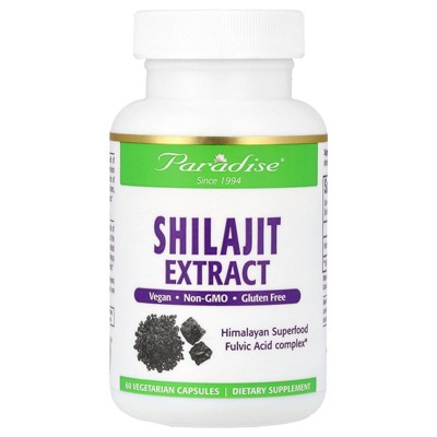 Paradise Herbs Shilajit Extract, 250 mg, 60 Vegetarian Capsules
