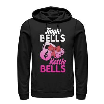 Women's CHIN UP Christmas Jingle and Kettle Bells Pull Over Hoodie