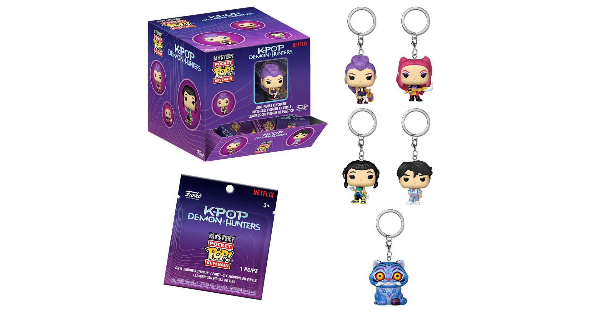 Funko KPop Demon Hunters Mystery Blind Bag Keychain Charm