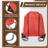 Unique Bargains Fitness Sports Travel Lightweight Drawstring Backpacks 4 Pcs - 3 of 4