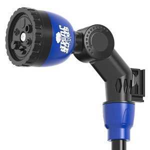 SpaceJump MeteorShower Trampoline Sprinkler Head, Water Attachment Accessory for Outdoor Recreation and Backyard Play, Black/Blue - 1 of 4