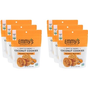 Emmy's Organics Cookie Coconut Peanut Butter - Pack of 6 - 4 oz - 1 of 2