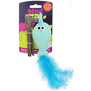 Mad Cat® Narwhal With Catnip & Silvervine Cat Toy