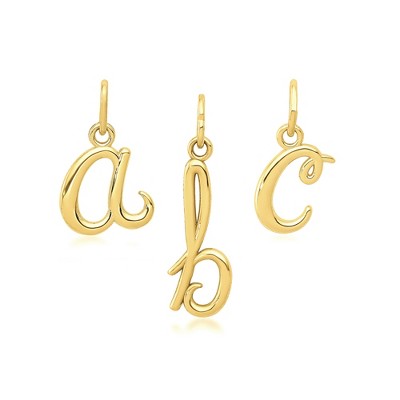 Ross-Simons 10kt Yellow Gold "A" Script Initial Pendant
