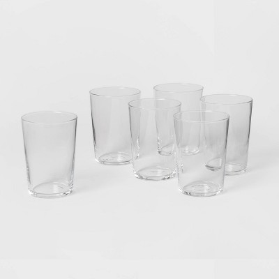 Le'raze Set Of 8 Everyday Drinking Glasses 4 Tall Highball Glass Cups & 4  Short Old Fashioned Drinking Glasses : Target