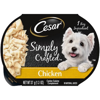Cesar Simply Crafted Chicken Flavor Small Breed Wet Dog Food