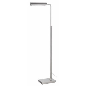Cal Lighting Delray 17W, 3000K Non dimmable Integrated LED Metal Floor lamp with Adjustable Height - 1 of 2