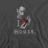 House I Heart House Adult Pull-Over Hoodie - 2 of 4
