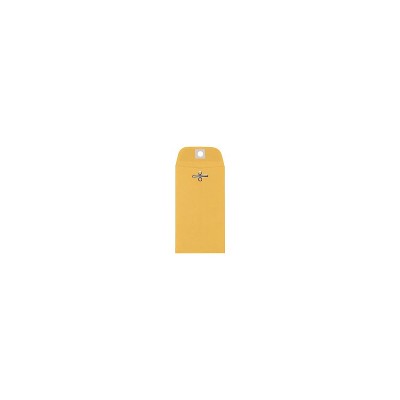 LUX #5 1/2 Coin Clasp Envelopes 3 1/8" x 5 1/2" 32 lb. Golden Kraft 1000 Qty (WS-5480-1M)