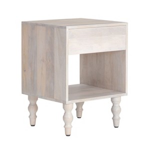 MH London Rhonda 24" Night Stand with Drawer Mango Wood - 1 of 4