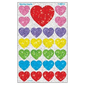 Trend Sparkle Hearts superShapes Stickers-Sparkle, 100 ct (Pack of 6) - 1 of 1