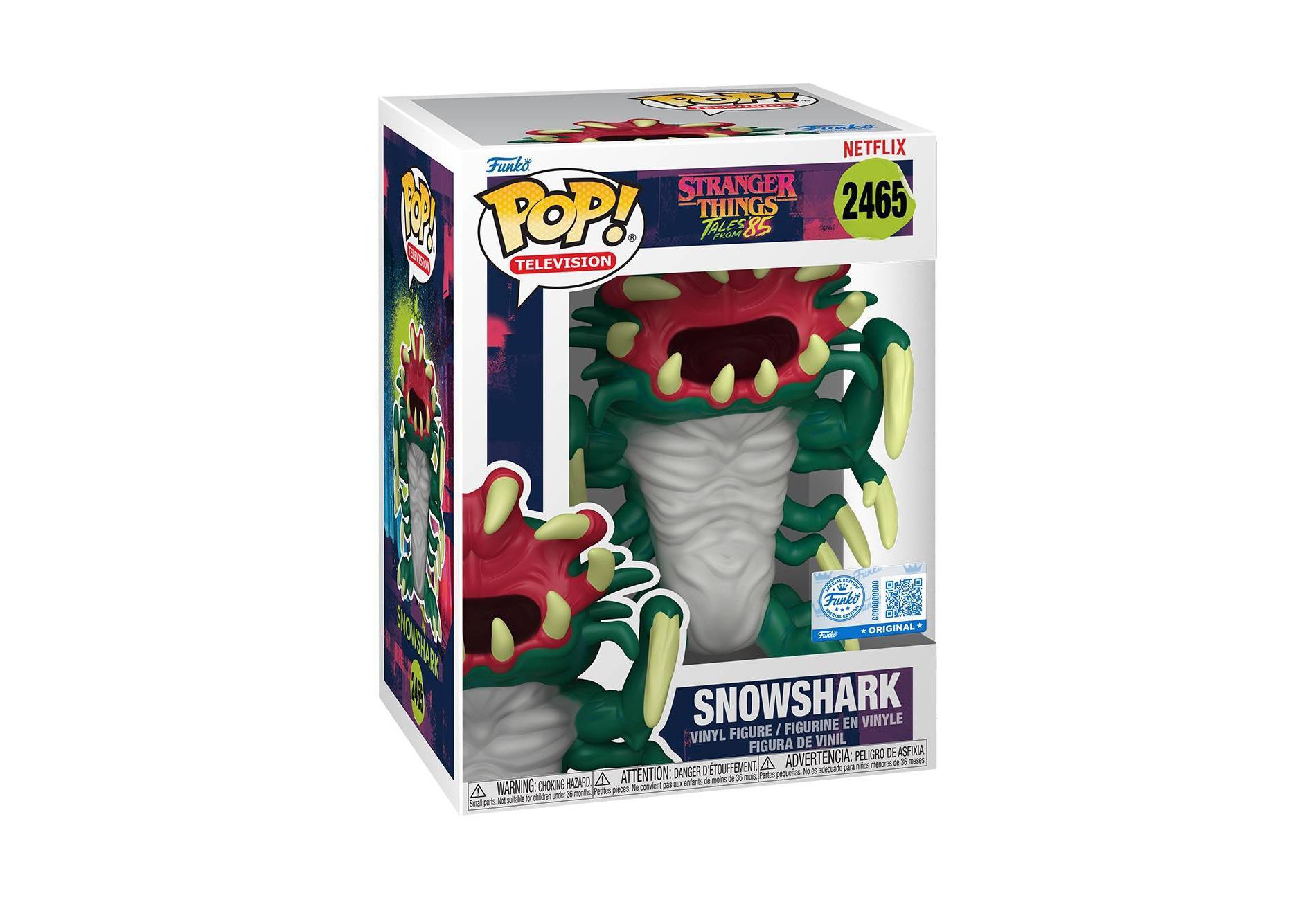 Funko POP! Television: Target Exclusive Stranger Things Tales From '85 Snowshark Vinyl Figure #2465