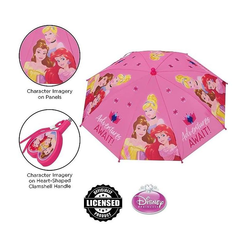 Disney Princess Girls Umbrella, 3 of 5