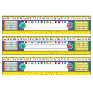 TREND Zaner-Bloser Desk Toppers Reference Name Plates, Grades 2-3, 36 Per Pack, 3 Packs - 1 of 4