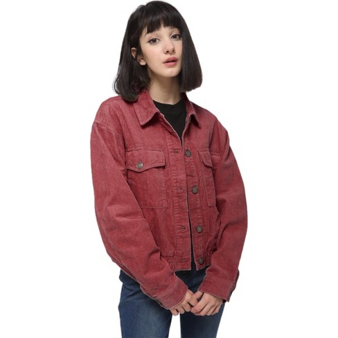 Corduroy button down jacket online