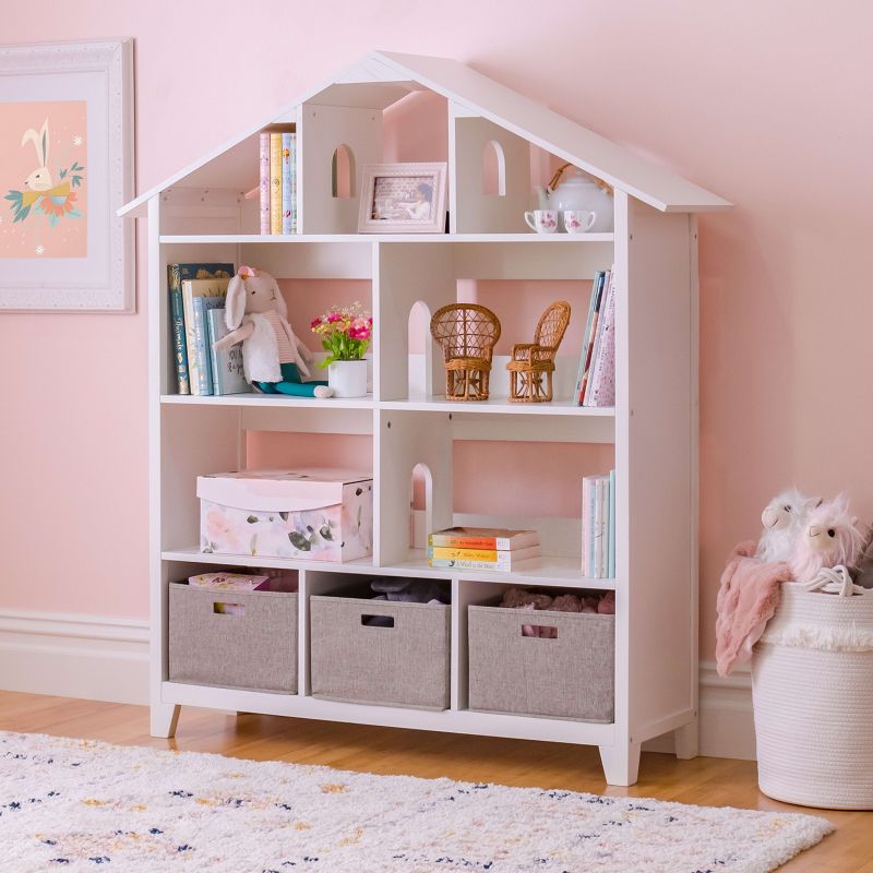 Martha Stewart Living and Learning Kids' Dollhouse Bookcase, 3 of 9