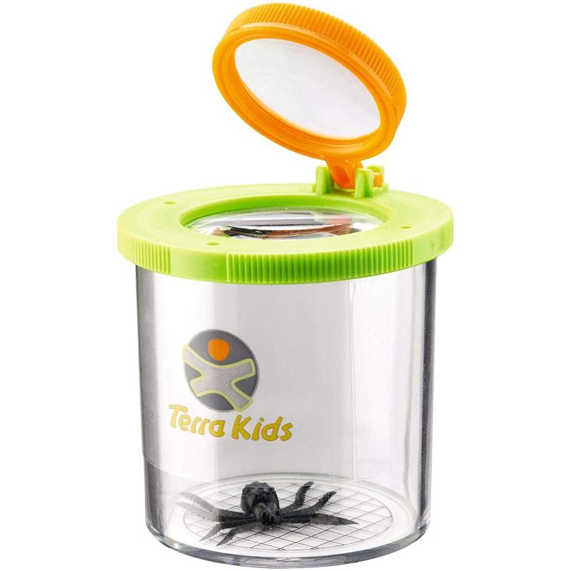 HABA Terra Kids Beaker Magnifier Clear Bug Catcher with two Magnifying Glasses, 1 of 3