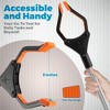 Reacher Grabber Tool - 32" Folding Arm with 90° Rotating Claw, Lightweight Gripping Device for Indoor/Outdoor Use, Mobility Aid and Trash Picker - 2 of 4