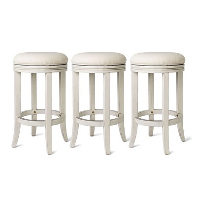 Maven Lane Eva Rotating Backless Kitchen Stool, Set of 3