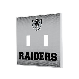 NFL AFC Historic Teams Linen Hidden-Screw Light Switch Plate for Double Toggle - 1 of 4