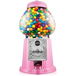 Olde Midway Gumball Machines with Bank, Vintage-Style Bubble Gum Candy Dispenser - 1 of 4