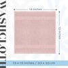 White Classic Luxury 100% Cotton Washcloths Set of 12 - 13x13" - 3 of 4
