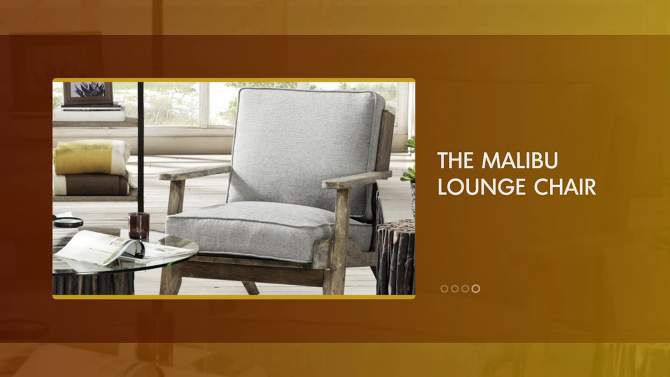Malibu Accent Chair Gray, 2 of 5, play video
