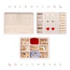 Unique Bargains 2 Layer Women Girls Teen Birthday Gifts PU Leather Jewelry Organizer Case with Removable Drawer - 4 of 4