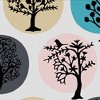 Party Land Magic Pink Yellow and Blue Trees Abstract Paste the Wall Wallpaper - 4 of 4