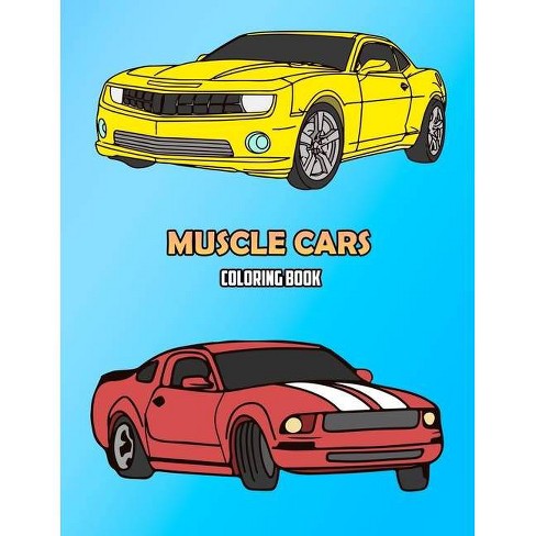 Download Muscle Cars Coloring Book Paperback Target