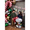 Anagram Pre-Inflated Helium Peanuts Santa Snoopy Supershape Foil Balloon - 4 of 4