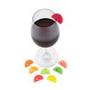 TrueZoo Citrus Wine Glass Charms and Glass Drink Markers - Fruit Wine Accessories - Multi Color Set of 8 - image 3 of 4