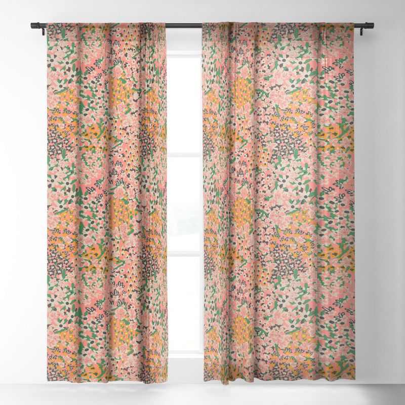 Holli Zollinger Bengal Maya Floral Single Panel Sheer Window Curtain - Deny Designs, 2 of 7