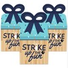Big Dot of Happiness Strike Up the Fun - Bowling - Square Favor Gift Boxes - Birthday Party or Baby Shower Bow Boxes - Set of 12 - 2 of 4