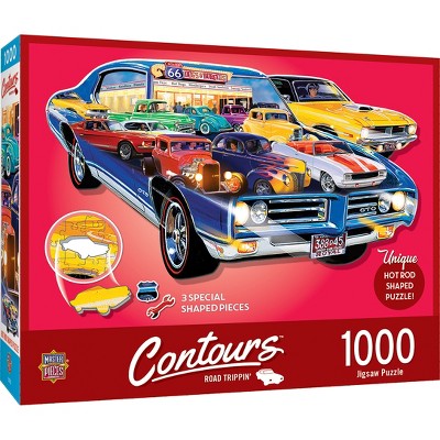 MasterPieces Contours Road Trippin 1000 Piece Jigsaw Puzzle