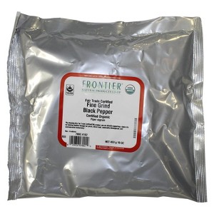 Frontier Co-Op Pepper Organic Fair Trade Certified Black Fine Grind - 1 lb - 1 of 4