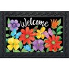 Whimsy Flowers Spring Doormat Indoor Outdoor 30" x 18" Briarwood Lane - image 2 of 4