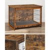 Feandrea Dog Crate Furniture, Modern Kennel for Dogs , Heavy-Duty Dog Cage with Multi-Purpose Removable Tray, Double-Door Dog House - 3 of 4