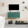 Fluted Dresser for Bedroom with Drawers, Wooden Chest of Drawers with Metal Handle & Feet, Natural Dresser for Living Room, Hallway, Bedroom - 2 of 4