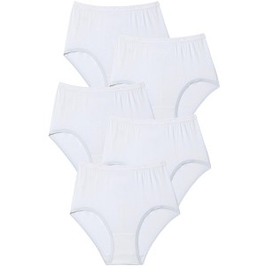 Comfort Choice Full Coverage Nylon Brief 5-Pack - 1 of 4
