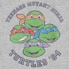 Girl's Teenage Mutant Ninja Turtles Distressed Group '84 T-Shirt - 2 of 4