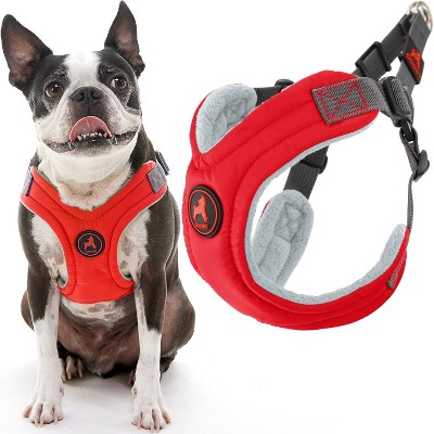 Gooby Escape Free Memory Foam Harness Red, Large