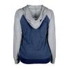 MLB Atlanta Braves Women's Lightweight Bi-Blend Hooded Sweatshirt - 2 of 4