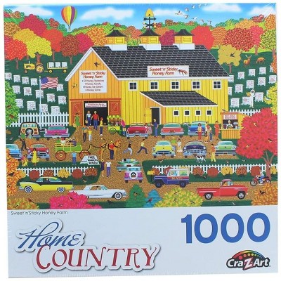 Cra-z-art Sweet N Sticky Honey Farm 1000 Piece Jigsaw Puzzle : Target