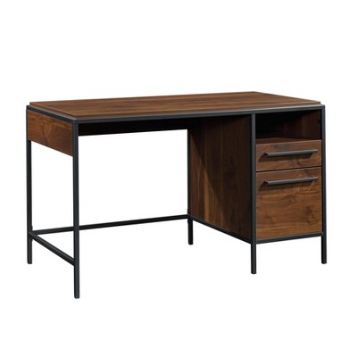 Nova Loft 2Drawer Desk Grand Walnut - Sauder: Home Office Workstation, Full-Extension File Storage