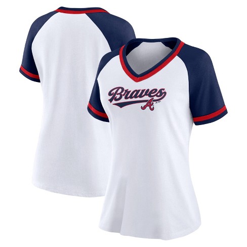 MLB Atlanta Braves Women's Jersey T-Shirt - S